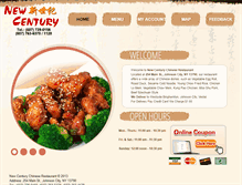 Tablet Screenshot of newcenturyjohnsoncity.com